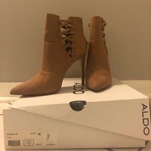 Suede booties